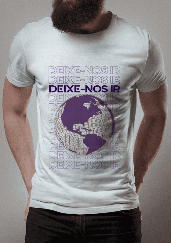 Nome do produto  Camiseta Deixe-nos ir #2