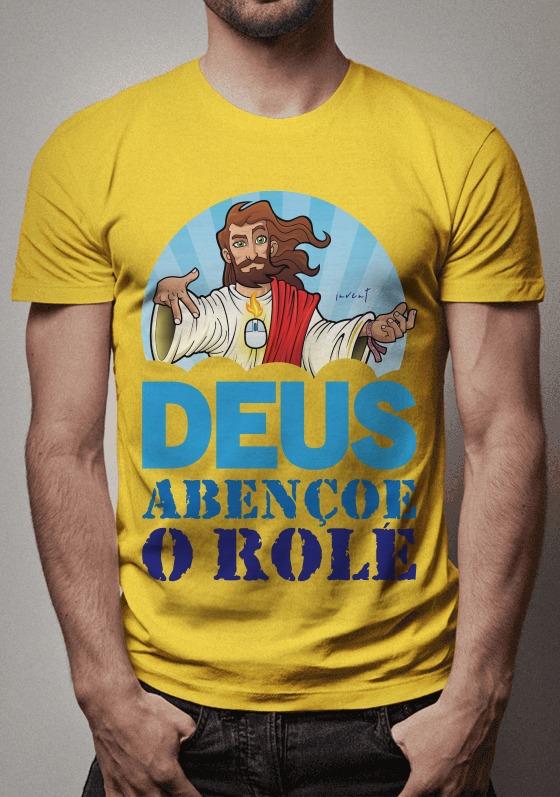 Nome do produto  Camiseta Deus Abençoe O Rolé