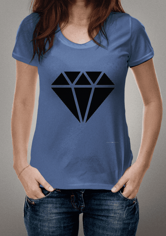 camiseta diamante
