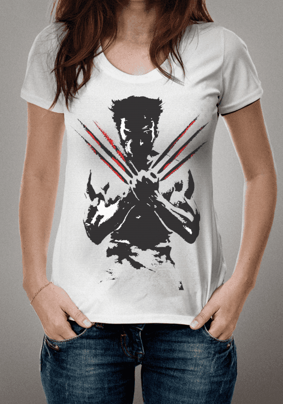 Camiseta do Wolverine 