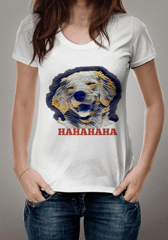 Camiseta dog feliz