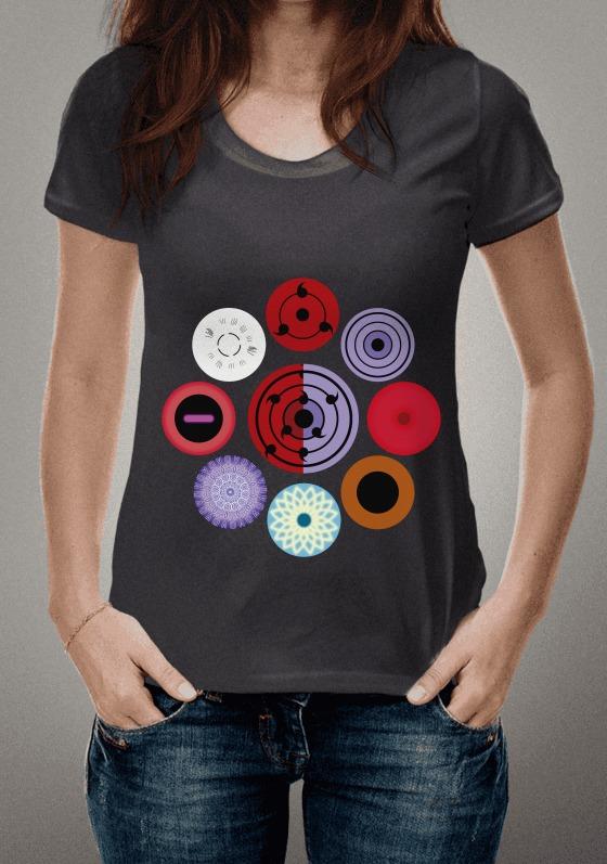 Nome do produto  Camiseta Doujutsu (Naruto)