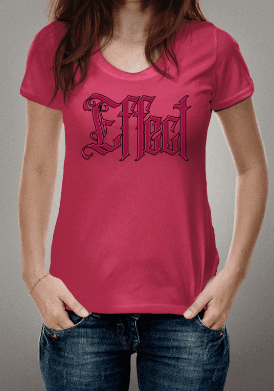 CAMISETA EFECT GHOTIC