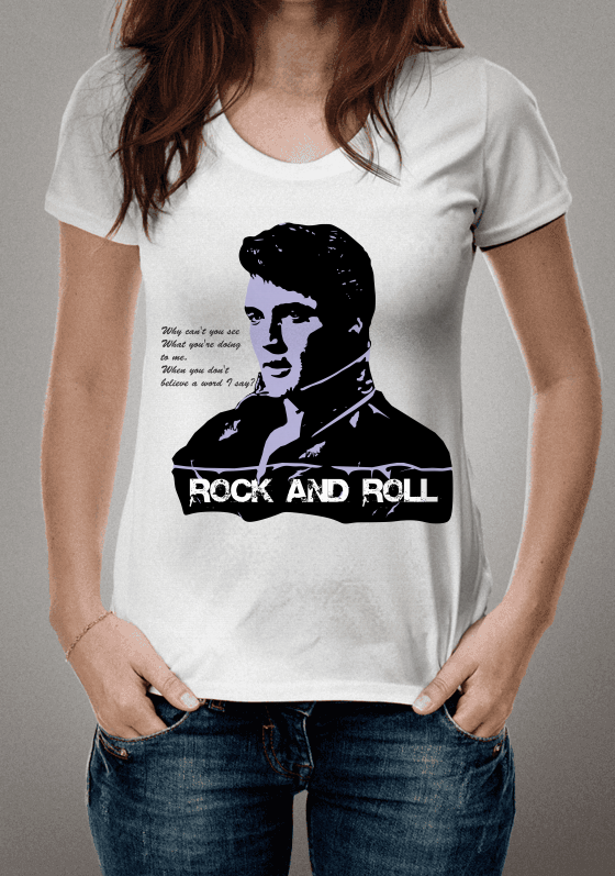 Nome do produto  CAMISETA ELVIS FRASE