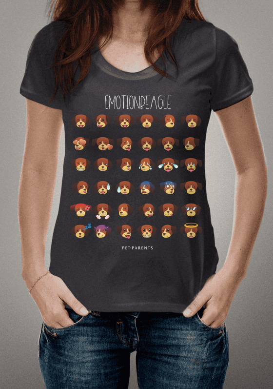 Nome do produto  Camiseta Emotion Beagle