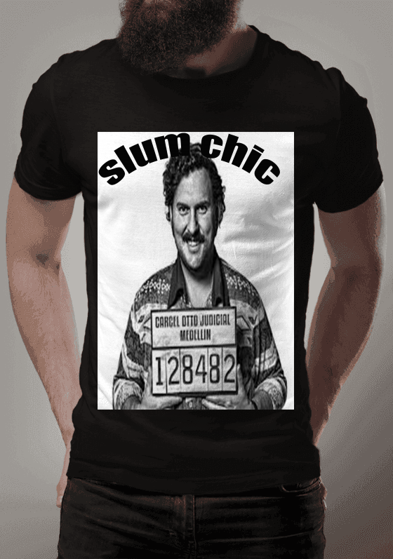 Nome do produto  CAMISETA ESCOBAR,SLUM CHIC