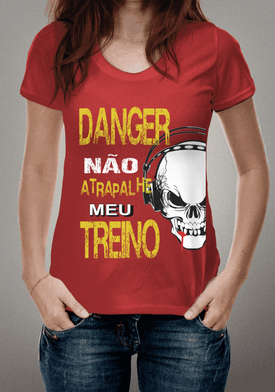Camiseta Estampa Danger 