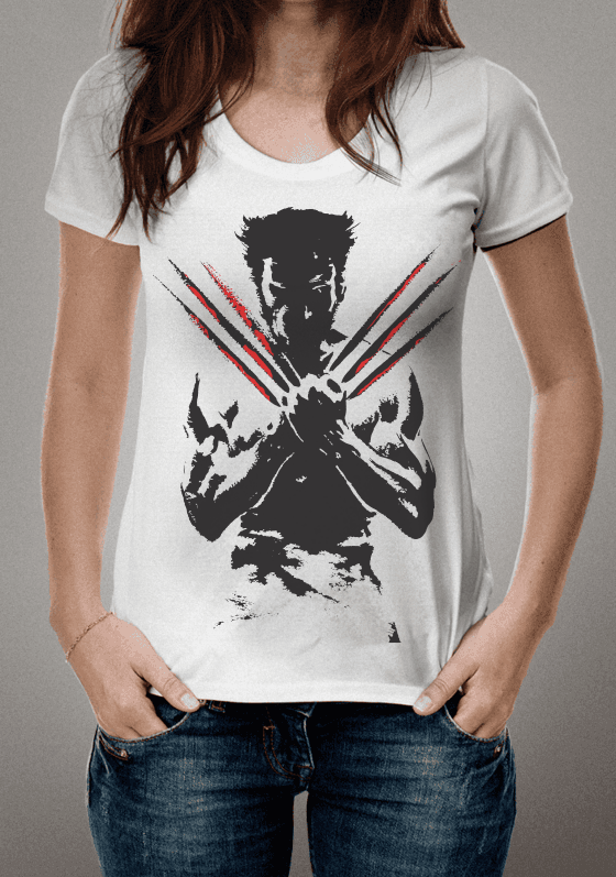 Camiseta Estampa Wolverine