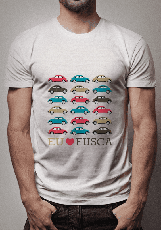 Camiseta Eu amo fusca