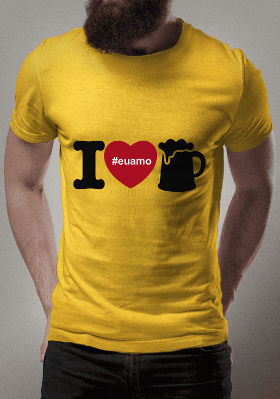 Nome do produto  Camiseta #euamo