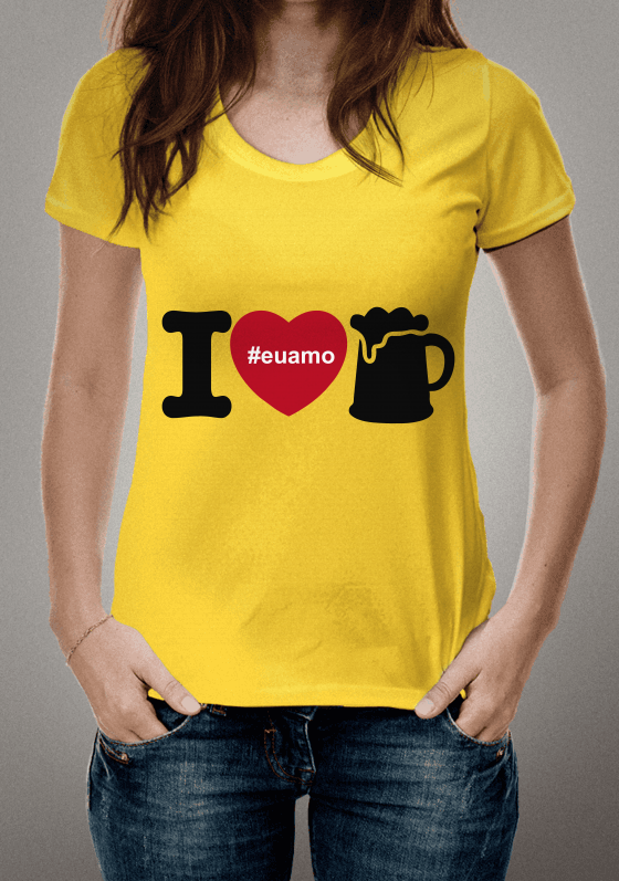Nome do produto  Camiseta #euamo