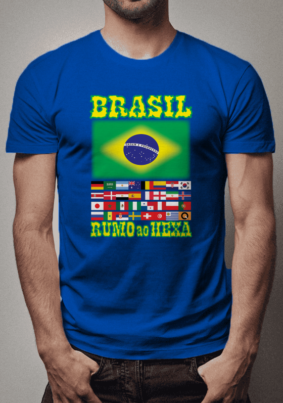 Nome do produto  Camiseta Feminina marca Qcafa! Seleções da Copa