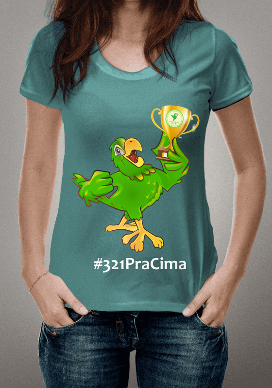 Camiseta Feminina Papagaio Robbins Verde