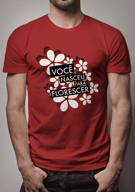 Nome do produto  CAMISETA FLORESCER