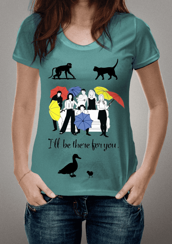 Nome do produto  Camiseta Friends Eu estarei lá para você