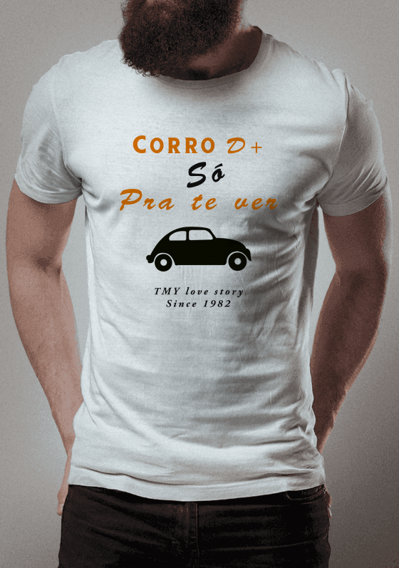 Nome do produto  Camiseta Fusca Para o Amor TMY Love Store