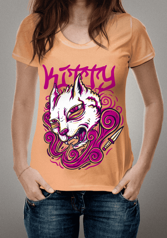 Nome do produto  Camiseta Gatinho - Mazestic