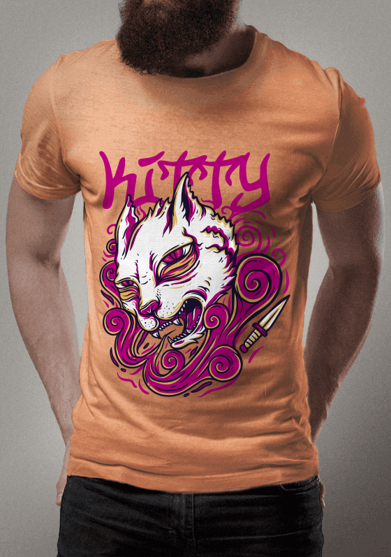 Nome do produto  Camiseta Gatinho - Mazestic