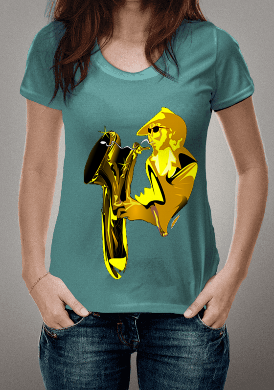 Nome do produto  Camiseta Golden Sax Verde Estonado Masculina