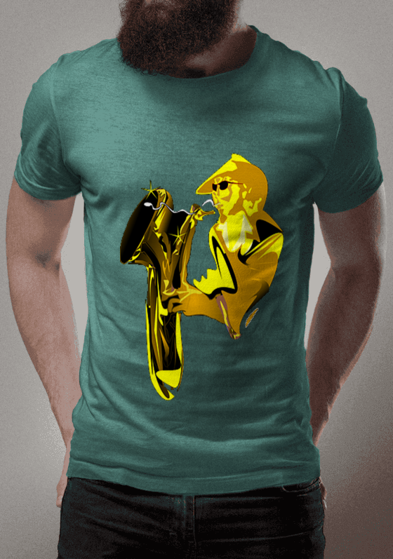 Nome do produto  Camiseta Golden Sax Verde Estonado Masculina