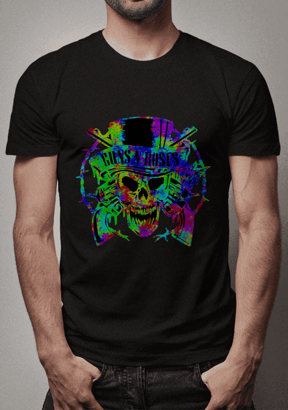 Nome do produto  Camiseta Guns N' Roses 01 - Clube do Rock
