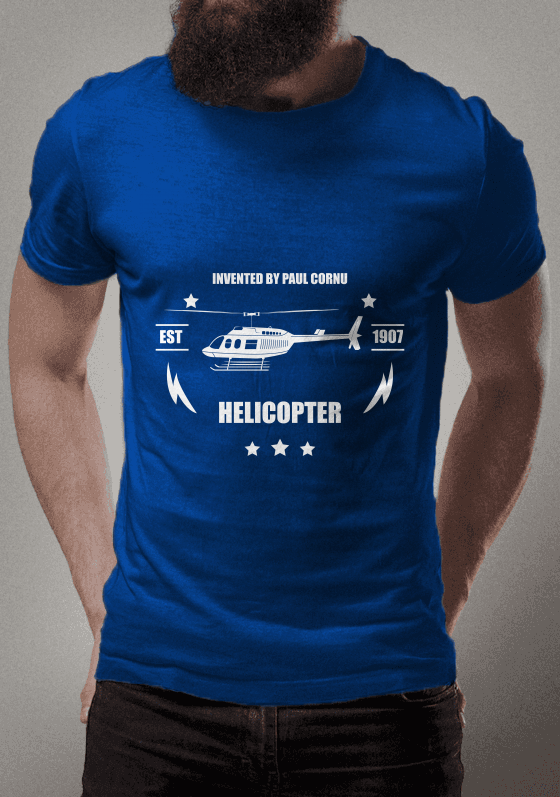 Camiseta Helicóptero