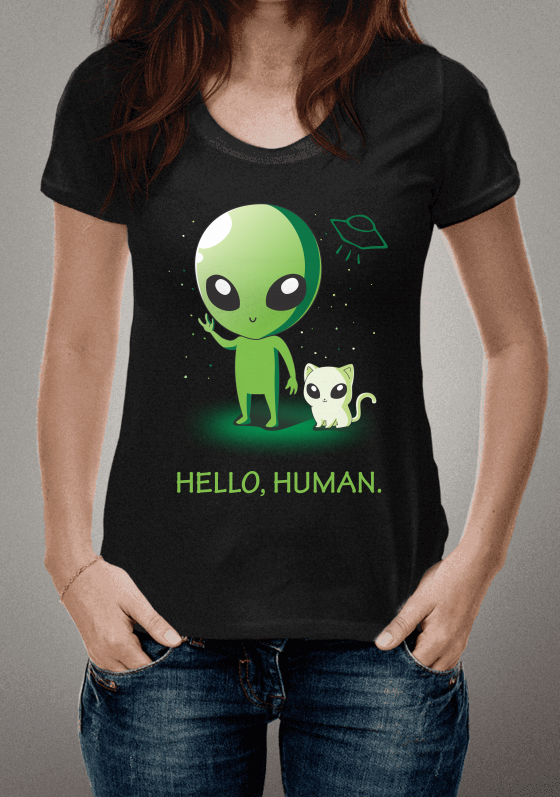 Nome do produto  Camiseta Hello, Human