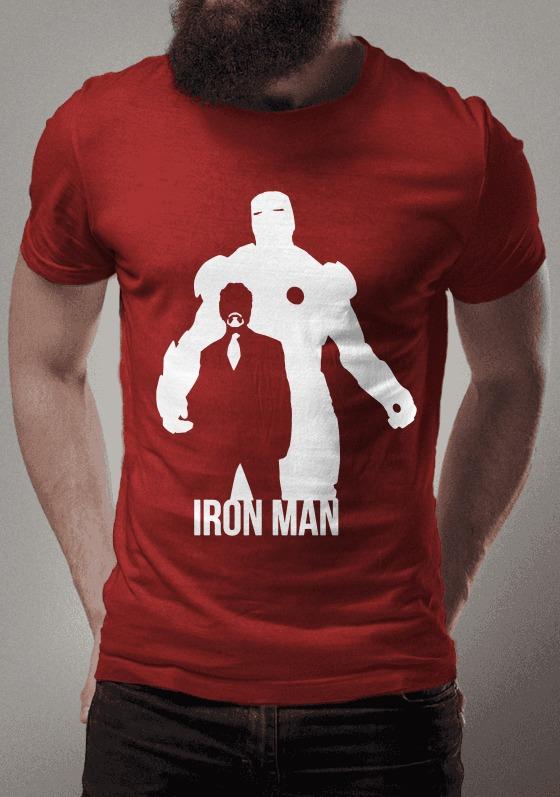Nome do produto  Camiseta Homem de Ferro