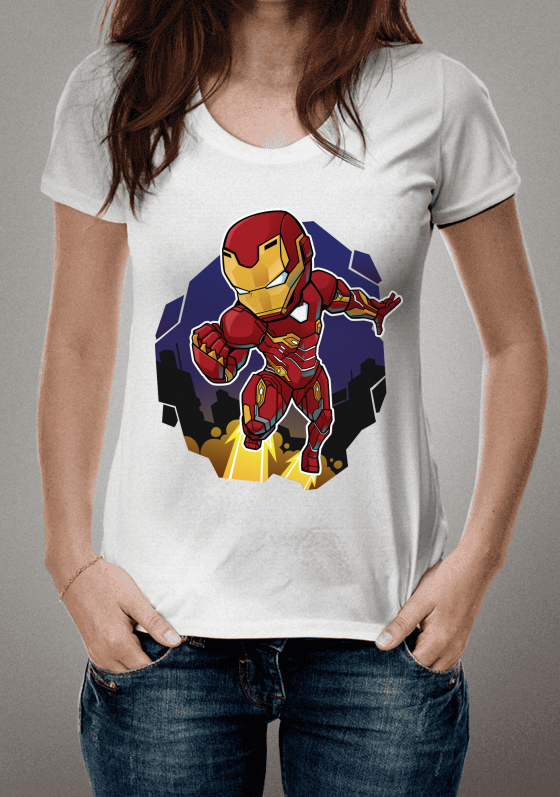 Camiseta Homem de Ferro