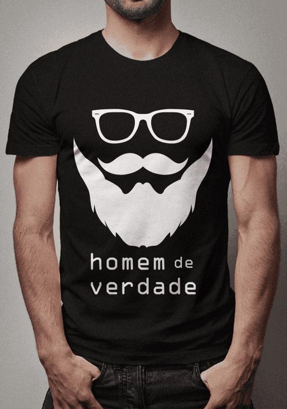 Nome do produto: CAMISETA HOMEM DE VERDADE / SÓ HOMEM DE RESPEITO USA!