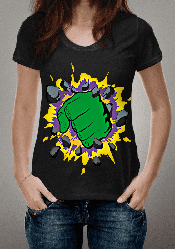 Nome do produto  Camiseta Hulk