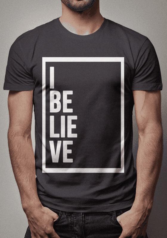 Nome do produto  Camiseta I Believe
