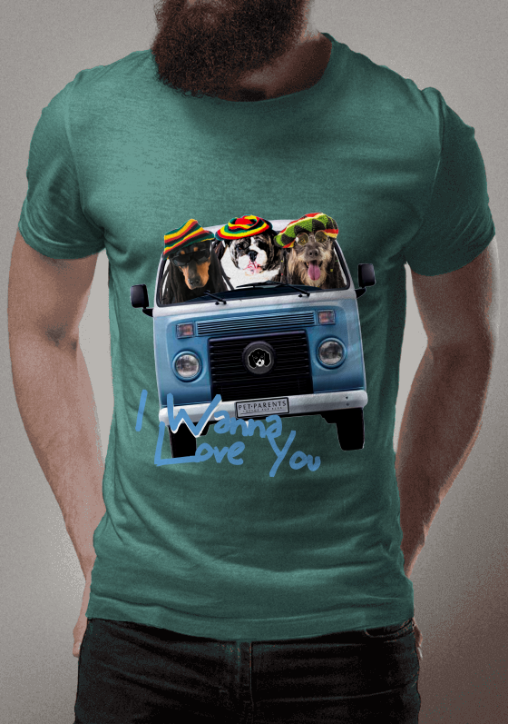 Nome do produto  Camiseta I Wanna Love You