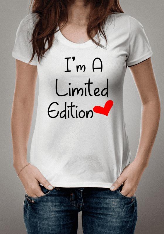 Nome do produto  Camiseta I'm A Limited Edition