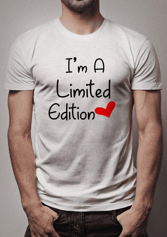 Nome do produto  Camiseta I'm A Limited Edition