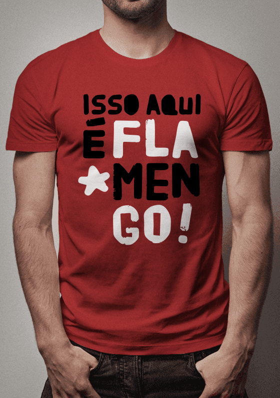Nome do produto  Camiseta Isso Aqui é Mengão