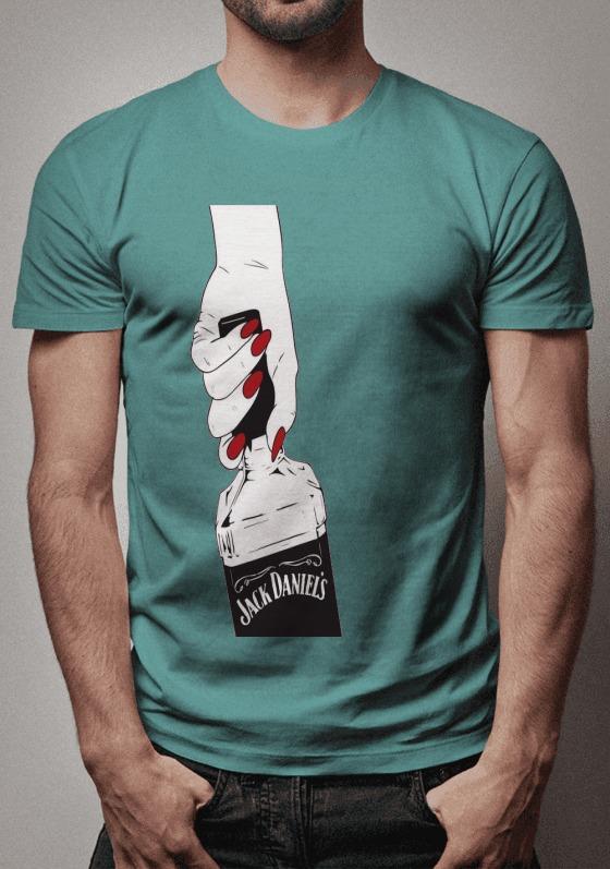 Nome do produto  Camiseta Jack Daniel's