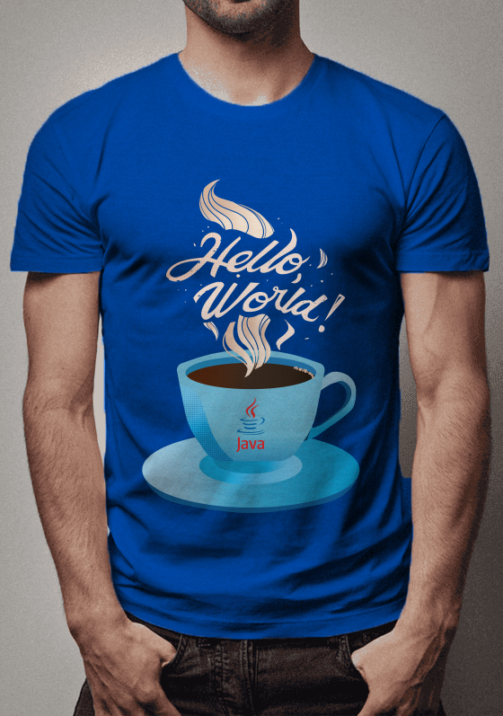 Camiseta Java "Hello, World!" 