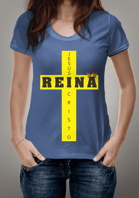 Nome do produto  Camiseta Jesus Cristo Reina