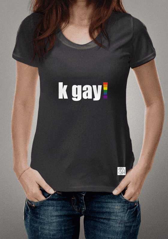 Nome do produto  Camiseta: K Gay!