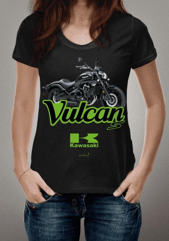 Nome do produto  Camiseta Kawasaki Vulcan S