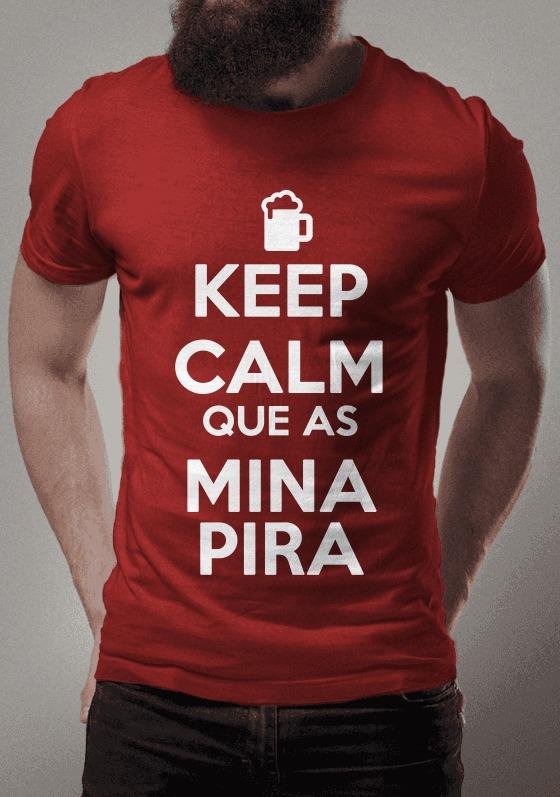 Nome do produto  Camiseta Keep Calm and...