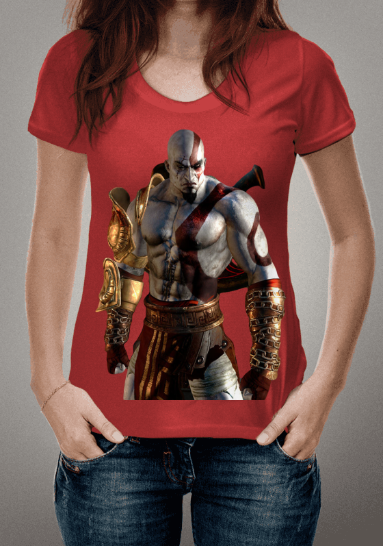 Nome do produto  camiseta kratos