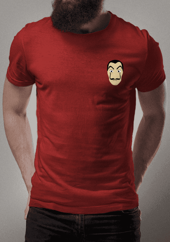 Nome do produto  Camiseta La Casa de Papel
