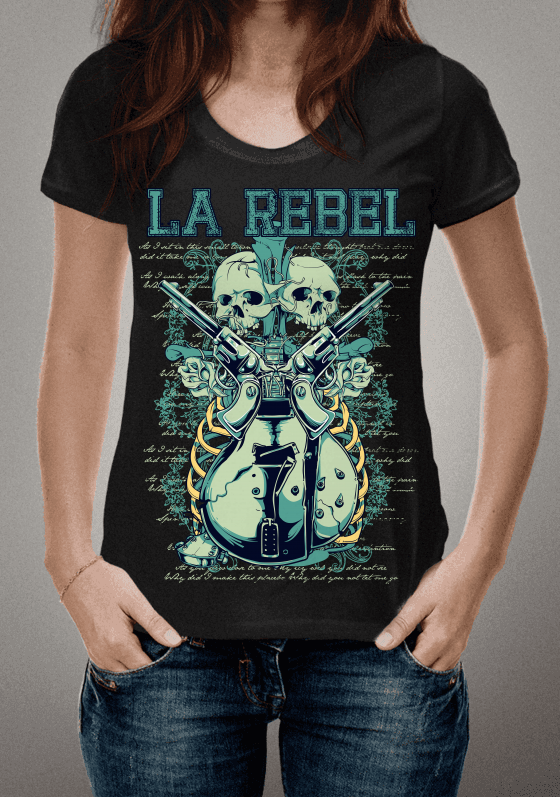 Nome do produto  Camiseta La Rebel