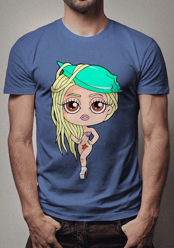 Nome do produto  Camiseta LADY GAGA