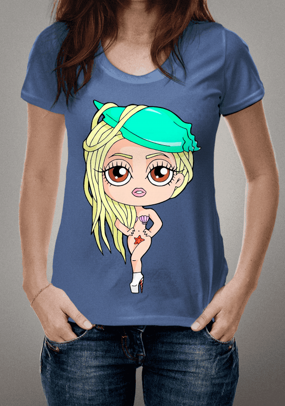 Nome do produto  Camiseta LADY GAGA