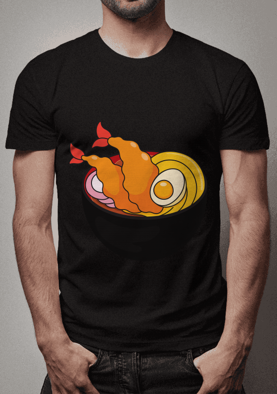 Camiseta lamen naruto