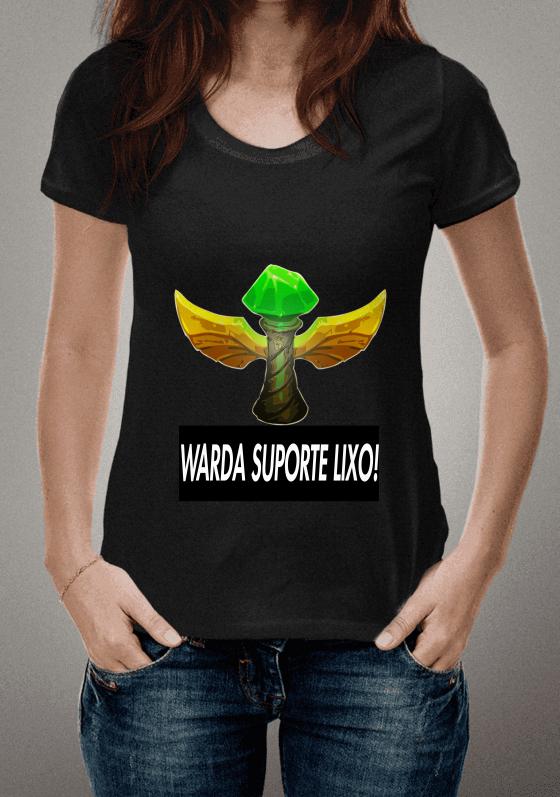 Camiseta league of legends, cor única 