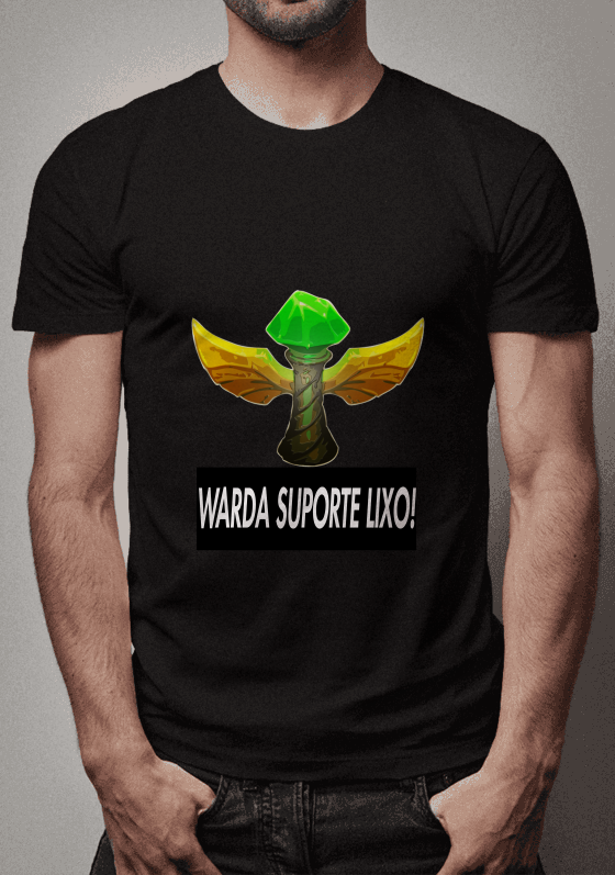 Camiseta league of legends, cor única 